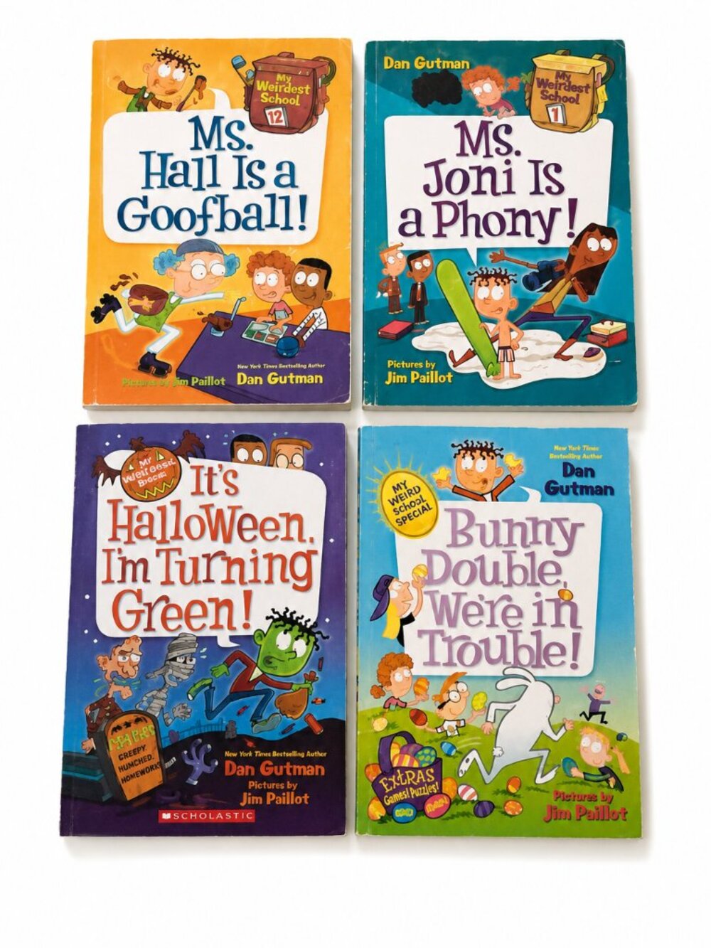 Title: Dan Gutman My Weird School Special Books Lot of 4 Kids Chapter Books